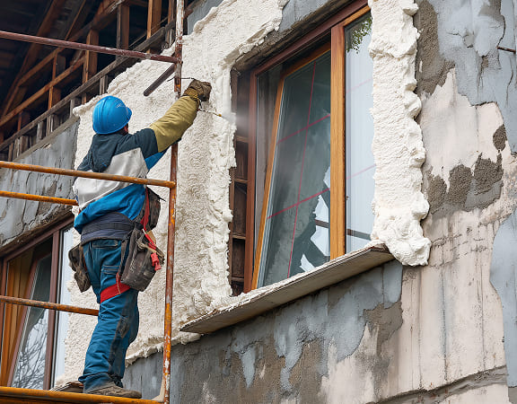 Installation ravalement de façade